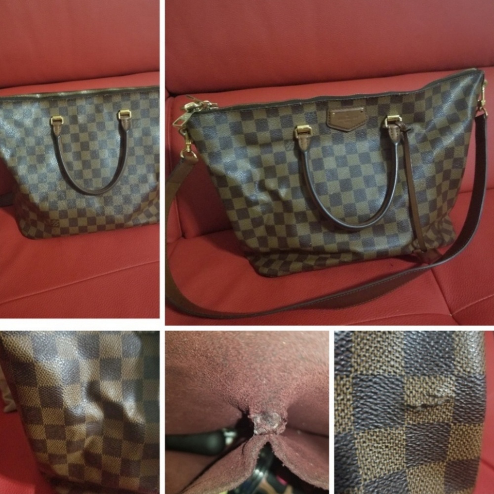 Sold-Authentic Damier Ebene LV Belmont